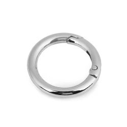 Inel carabină, ø25 mm - Nichel (1 Bucată)