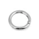 Inel carabină, ø25 mm - Nichel (1 Bucată)