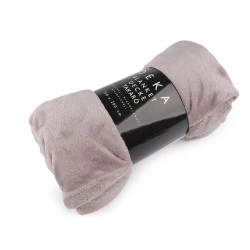 Pătură microflanel, 150x200 cm - Roz antic deschis (1 Bucată)