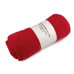 Pătură microflanel, 150x200 cm - Roșu (1 Bucată)