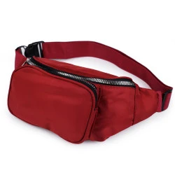 Borsetă cu 3 compartimente - Roșu închis (1 Bucată)