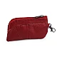 Portofel / portchei, piele naturală, 7x13 cm - Negru (1 Bucată)