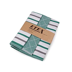 Prosop de bucătărie, 50x70 cm - Verde (3 Bucăți)