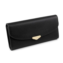 Portofel pentru femei 9,5x19 cm - Negru (1 Bucată)
