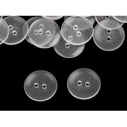 Nasturi transparenți lenjerie, rezistenţi la spălare până la 95°c, mărimea  24