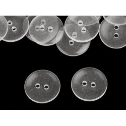 Nasturi transparenți lenjerie, rezistenţi la spălare până la 95°c, mărimea  24