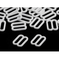 Inele și reglori sutien, lățime 12 mm - Alb (20 Bucăți)