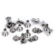 Butoni cu șurub pentru pielarie, ø10 mm - Auriu rose (50 Perechi) Butoni cu șurub pentru pielarie, ø10 mm - Auriu rose (50 Perechi)