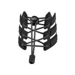 Șireturi reflectorizante, lungime 120 cm - Negru (1 Pereche)