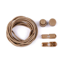 Șireturi reflectorizante, lungime 120 cm - Bej (1 Pereche)