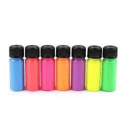 Set 7 culori pentru materiale textile art e miss, fluorescente - Mix nr. 3 (1 Set)