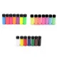 Set 7 culori pentru materiale textile art e miss, fluorescente - Mix nr. 3 (1 Set)