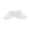 Forma aripioare din silicon 4,4x10,5 cm - Alb (1 Bucată)