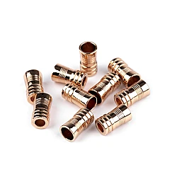 Terminație  snur ø5 mm / ornament metalic - Auriu rose (2 Bucăți)