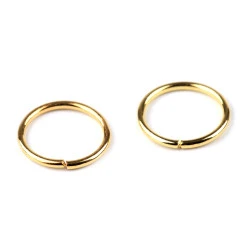 Inel metalic, ø12 mm - Auriu (1000 Grame)