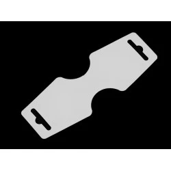 Card pentru agățat produse 55x150 mm - Alb (100 Bucăți)