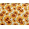Material decorativ cu motiv floral - Ecru deschis (1 Metru)