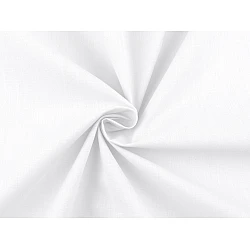 Țesătură bumbac uni, lățime 220 cm - Alb (1 Metru)