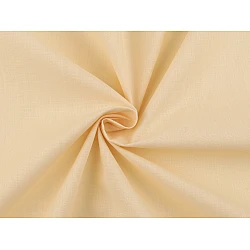 Țesătură bumbac uni, lățime 220 cm - Galben vanilie (1 Metru)