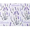 Tesatura decorativa loneta lavanda - Alb (1 Metru)