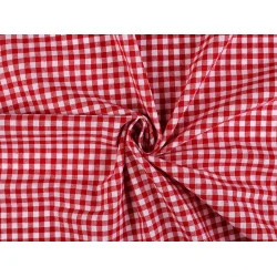 Țesătură de bumbac / pânză kanafas - Roșu (1 Metru)