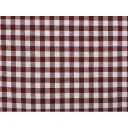 Țesătură de bumbac / pânză kanafas - Maro (1 Metru)