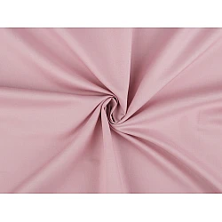 Satin de bumbac, latime 220 cm - Roz vintage (1 Metru)