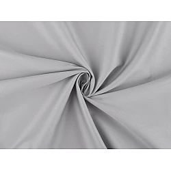Satin de bumbac, latime 220 cm - Gri neutral (1 Metru)