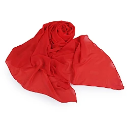 Esarfa de vara uni 75x175 cm - Roșu deschis (1 Bucată)