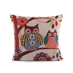 Față de pernă cu gobelin de crăciun 46x46 cm - Ecru (1 Bucată)