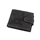 Portofel barbatesc piele 9,5x12 cm - Negru (1 Bucată)