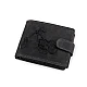 Portofel barbatesc piele 9,5x12 cm - Negru (1 Bucată)