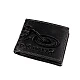 Portofel barbatesc piele 9,5x12 cm - Negru (1 Bucată)