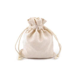 Saculet de in 9x12 cm - Ecru deschis (1 Bucată)