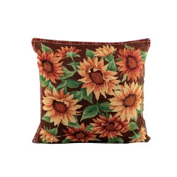 Față de pernă goblen 45x45 cm - Maro (1 Bucată)