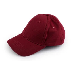 Șapcă unisex din bumbac - Bordo deschis (1 Bucată)