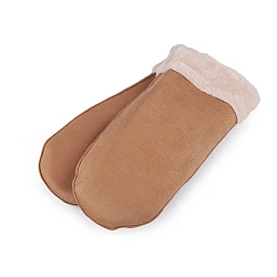 Mănuși de iarnă pentru femei - Bej camel (1 Pereche)