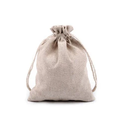 Saculet din in 14x19 cm - Ecru (1 Bucată)