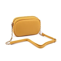 Geanta crossbody dama/fete 13,5x20 cm - Galben muștar (1 Bucată)