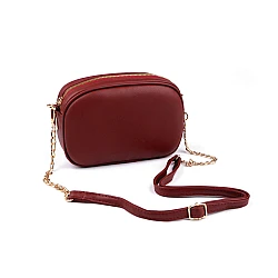 Geanta crossbody dama/fete 13,5x20 cm - Bordo deschis (1 Bucată)
