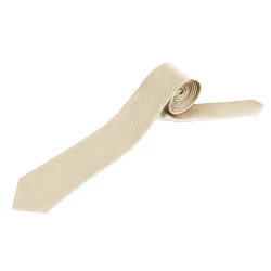 Cravată din microfibră - Bej foarte deschis (1 Bucată)