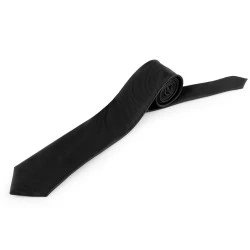 Cravată din microfibră - Negru (1 Bucată)