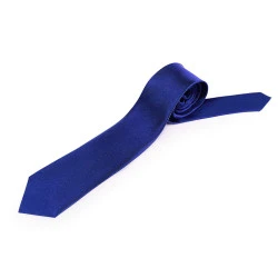 Cravată satin - Albastru regal (1 Bucată)