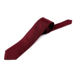 Cravată din microfibră - Bordo (1 Bucată)