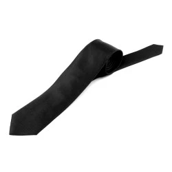Cravată din microfibră - Negru (1 Bucată)