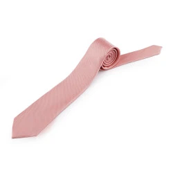 Cravată din microfibră - Roz pudrat (1 Bucată)