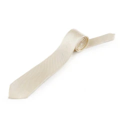 Cravată din microfibră - Crem foarte deschis (1 Bucată)