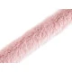 Blană sintetică decorativă, lățime 3 cm - Bej deschis (1 Metru)