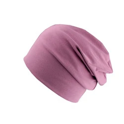 Caciula din bumbac  / fular unisex - Roz vintage (1 Bucată)