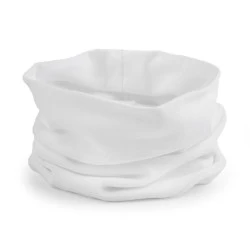 Caciula din bumbac  / fular unisex - Alb (1 Bucată)